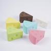 Hot Sale Cheese  Toy Simulation Cheese Squeeze Toy Soft Cute Decompressing Pinching Cheese Sticky Slow Rebound For Adults Toy