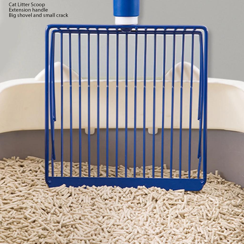 Katzenschaufel Abnehmbarer Griff Metall Schnelle Filtration Katzenschaufel Streuschaufel Für Katzenstreukiste Reinigung