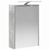 Bathroom Mirror Cabinet with Shelf Concrete Grey 43 x 16 x 62.5 cm