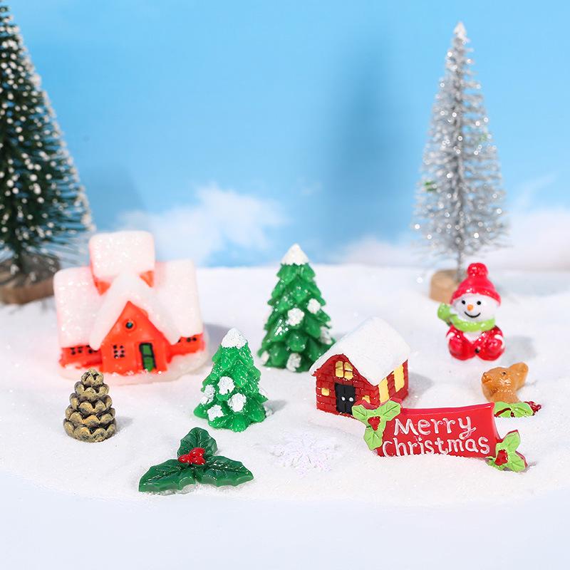 Creative Moss Christmas Ornaments: Micro Landscape Bottle & Tree Deco - Succulent DIY Scene Accessories