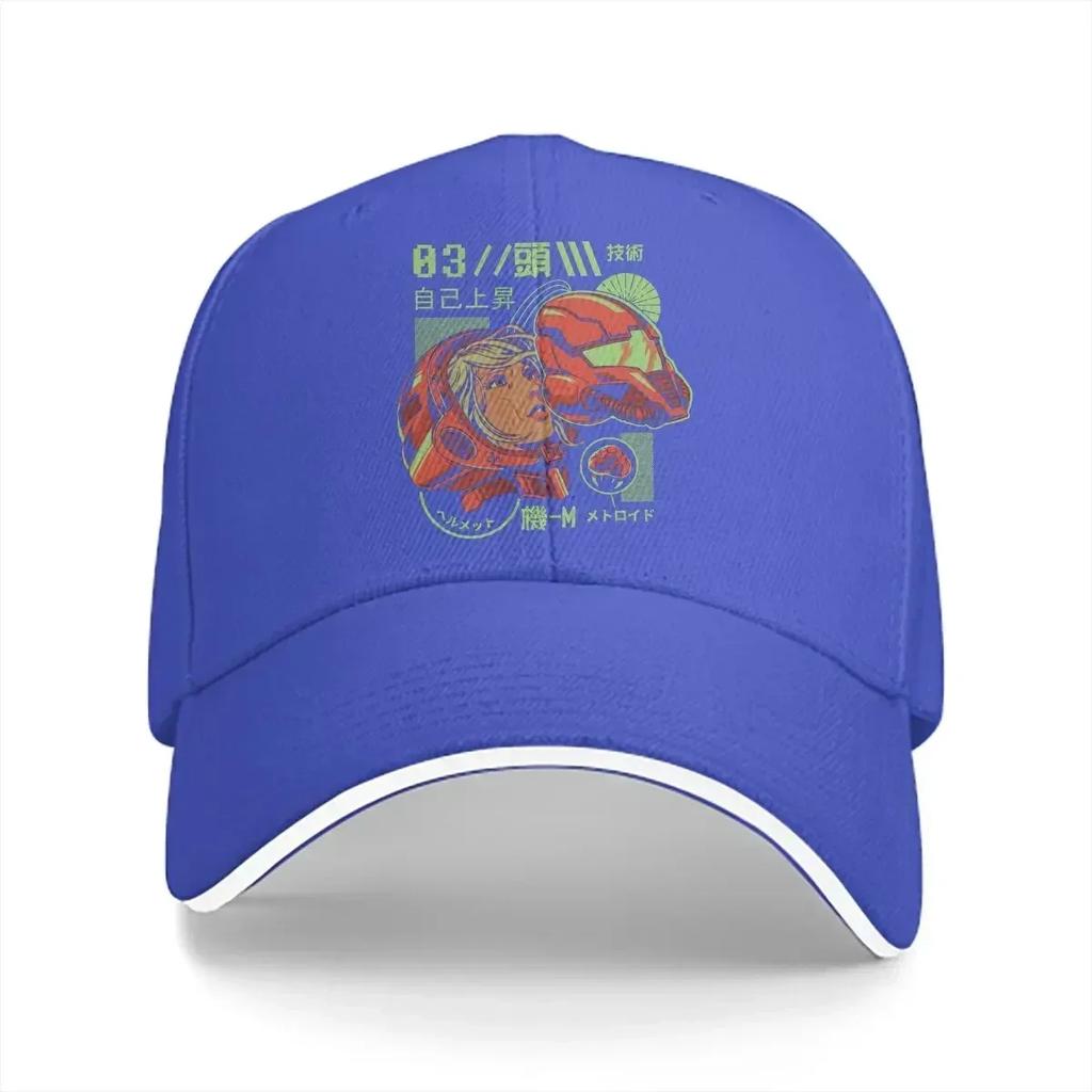 Chapeau Super Metroid Multicolore Casquette à Visière pour Femmes À l'intérieur du Casque Visière Personnalisée Chapeaux de Protection