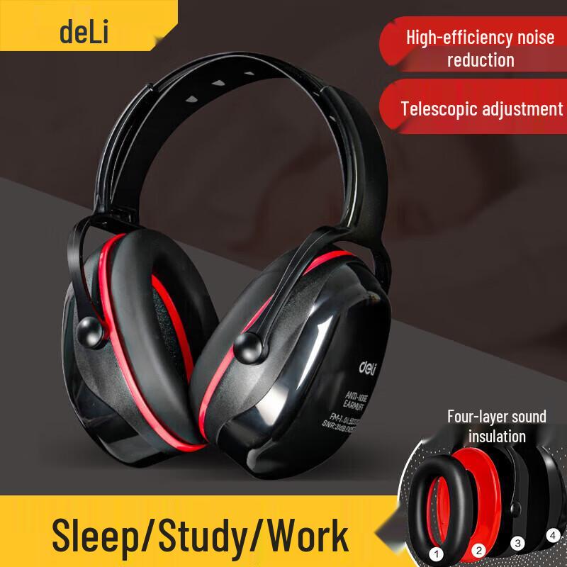 Deli DL523012 Noise-Canceling Earmuffs