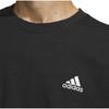 adidas Logo Print Loose Fit Long Sleeve T-Shirt Men Tops Black JF3925