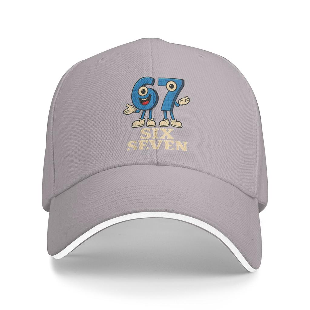 Summer 67 Six Seven 6 7 Funny Italian Brainrot Gaming Meme Baseball Cap Outdoor Sport Streetwear Sun Trucker Hat Baseball Caps