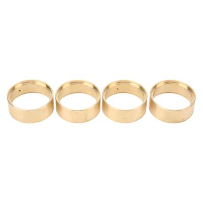 1.0 İnç Jant Jantı için 4 Adet Pirinç İç Beadlock Halkası Kelepçe Halkası 1 24 RC Araba Yükseltme Parçaları için