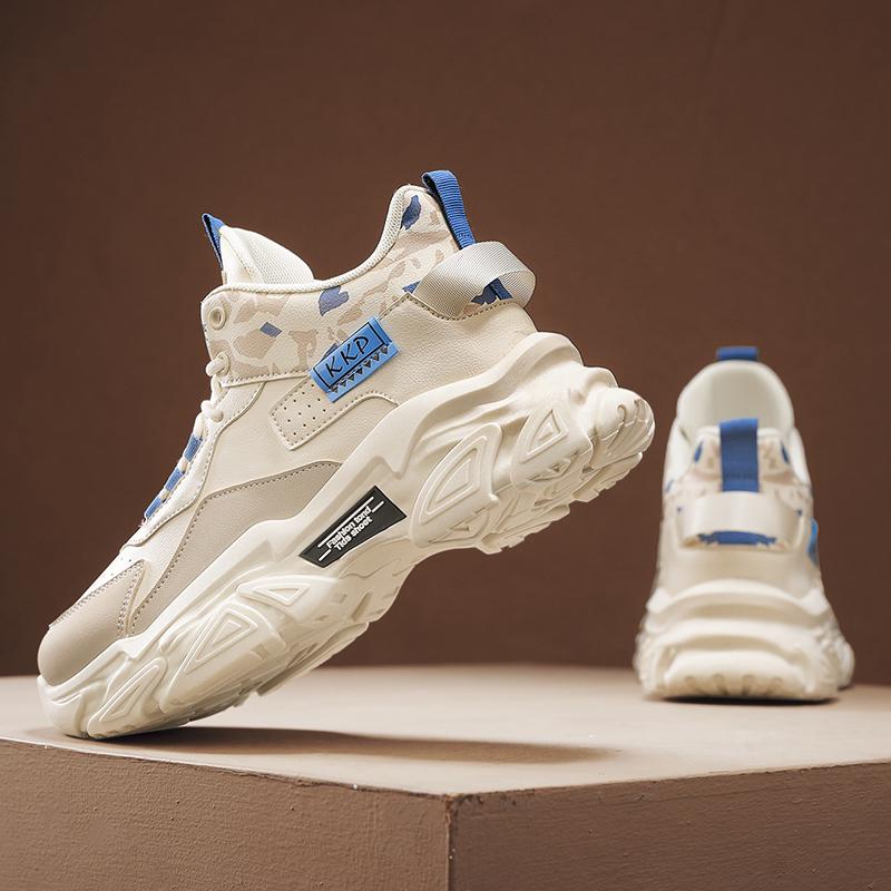 Mode CYYTL Sneaker Herren Lässig Outdoor Laufschuhe Plateau Tennis Mode Sport Wandern Designer Luxus Skateboard Leder Slipper