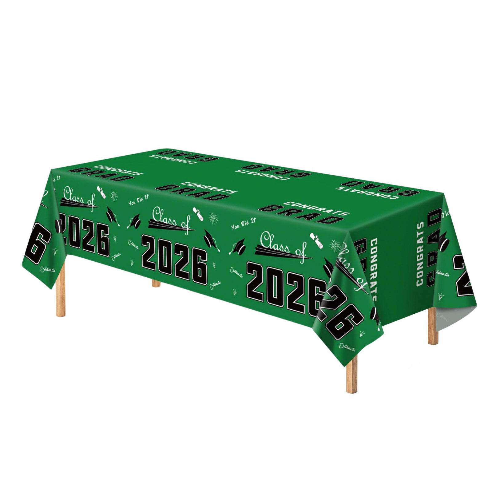 

Graduation Party Tablecloth 120x180cm Graduation Season Party Decoration Single Piece Graduation Theme Table Cover Suitable for Events One Size