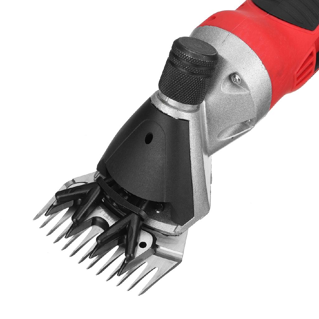 1500W 220V 13 Teeth 6 Gears Electric Sheep Shearing Cutter Scissor Goat Wool Shaving Adjustment Push Trimmer Tool Cutter Machine