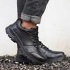 Atmungsaktive Leichte Herrenstiefel Lederstil Herren-Sneaker Unzerstörliche Sicherheitsschuhe Damen Stahlkappe Arbeitsstiefel LBX1218