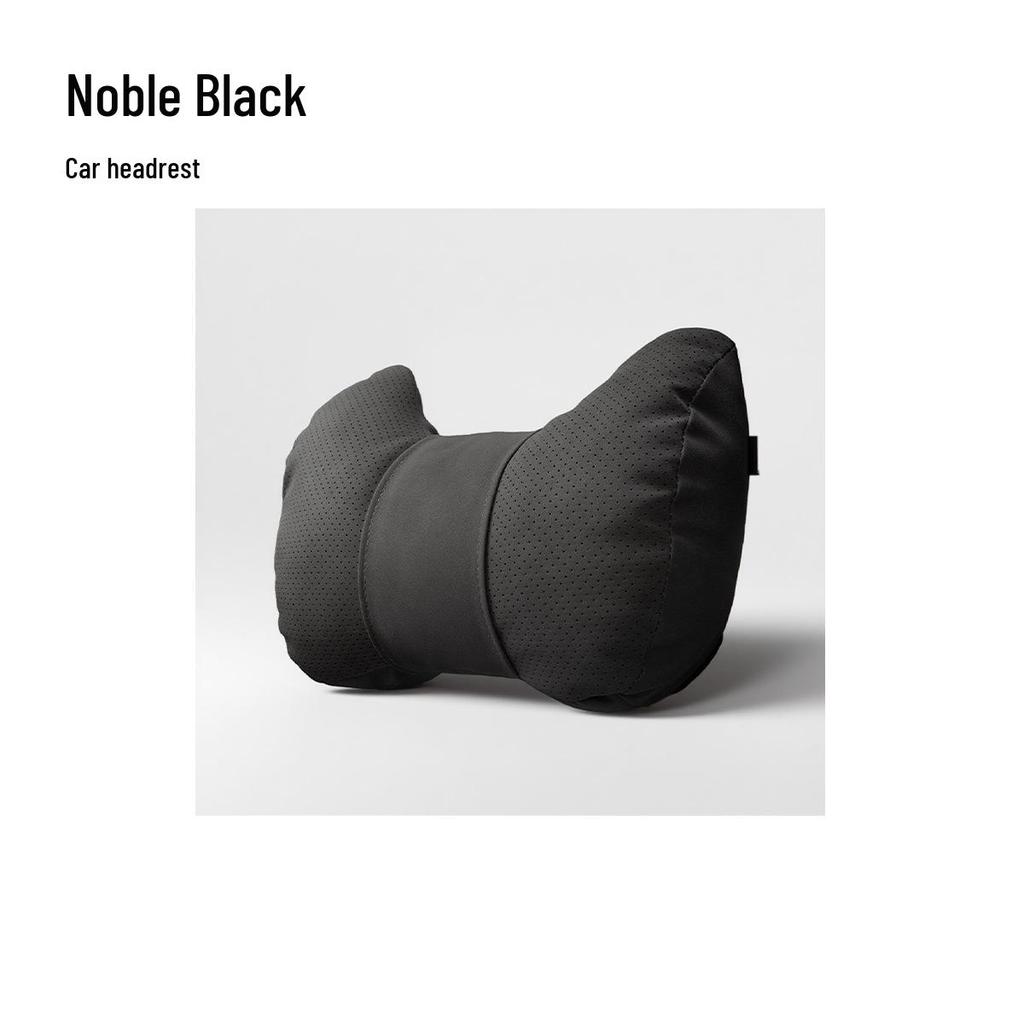 Cute S-Class Car Headrest and Lumbar Support Pillow for Comfort