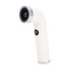 Handheld Bladeless Fan Type C Rechargeable Digital Display Small Portable Cooling for Travel Outdoor Use Apricot Color