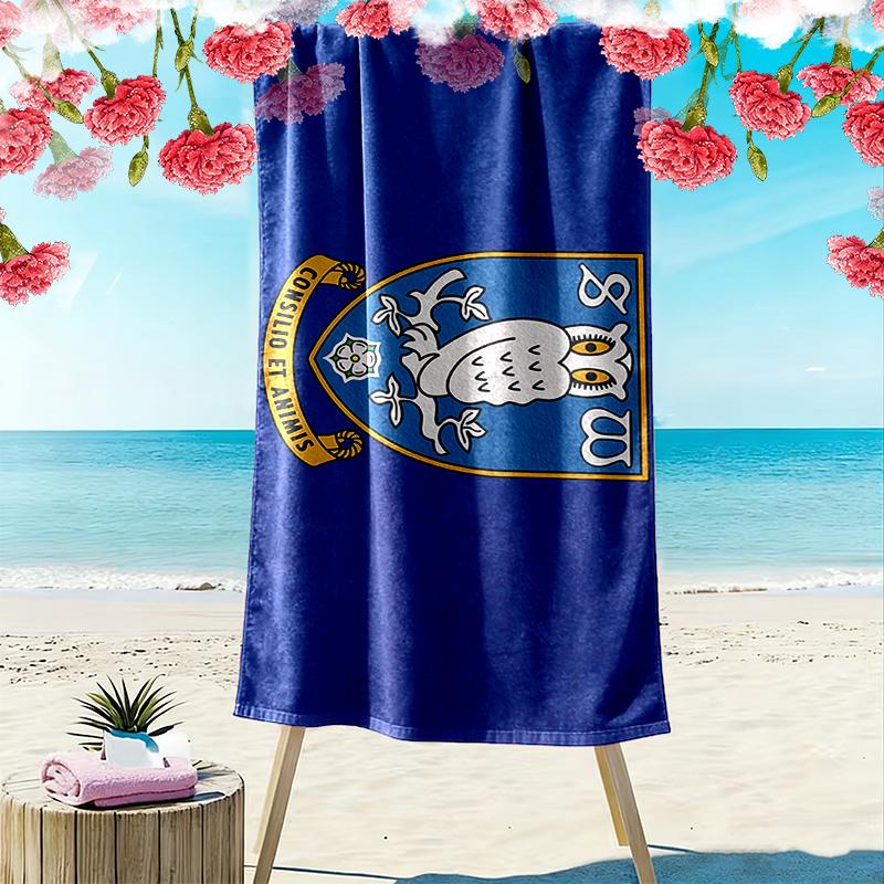Sheffield Wednesday Print Beach Towel, Large Soft Quick Dry Towel for Beach Camping Swimming