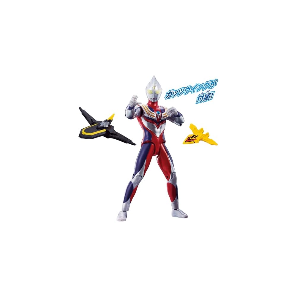 Ultra Action Figur Ultraman Tiga Multi-Type Guts Wing Set