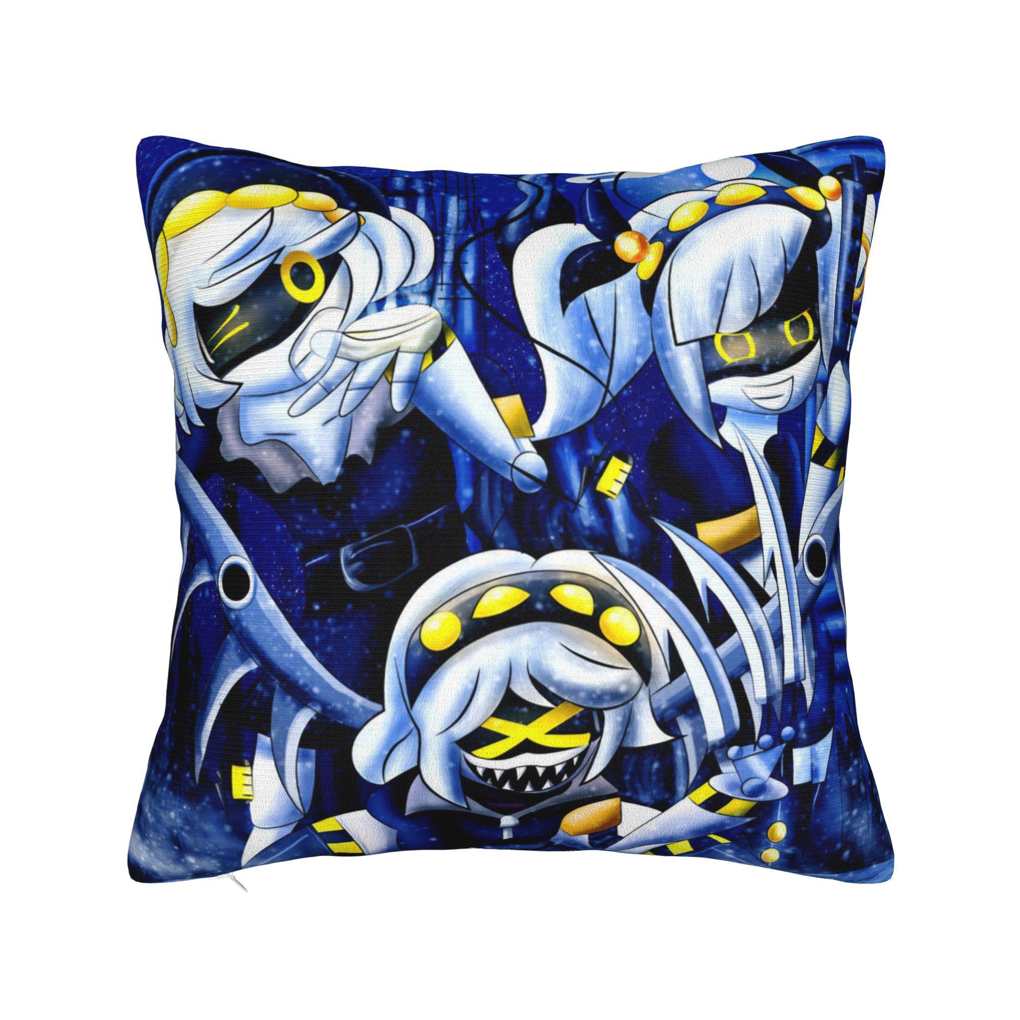 Наволочка Rilakkuma Чехол для подушки из полиэстера Подарок Милый Медведь Чехол для декоративной подушки Домашний Квадратный 45x45 см 30x30cm 12x12in