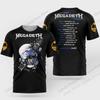 Hip Hop Rock Megadeth Band Canada Tour 2026 3D Print T-shirt Men Women Fashion Short Sleeve Tops Tees Street Vintage Apparels