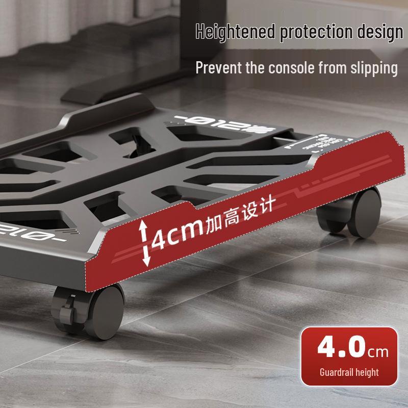 Movable Desktop Computer Stand with Wheels