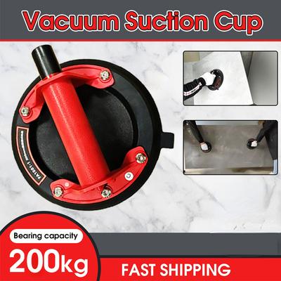 8 Inch Vacuum Suction Cup 200kg with Copper Handle Ventosas Para Vidrio Heavy Duty Lifter for Granite Tile Glass Manual Lifting