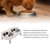 Multi Color Frame Cat Feeding Bowl Adjustable Height Dog Food Water Bowl  Cat Daily Eating