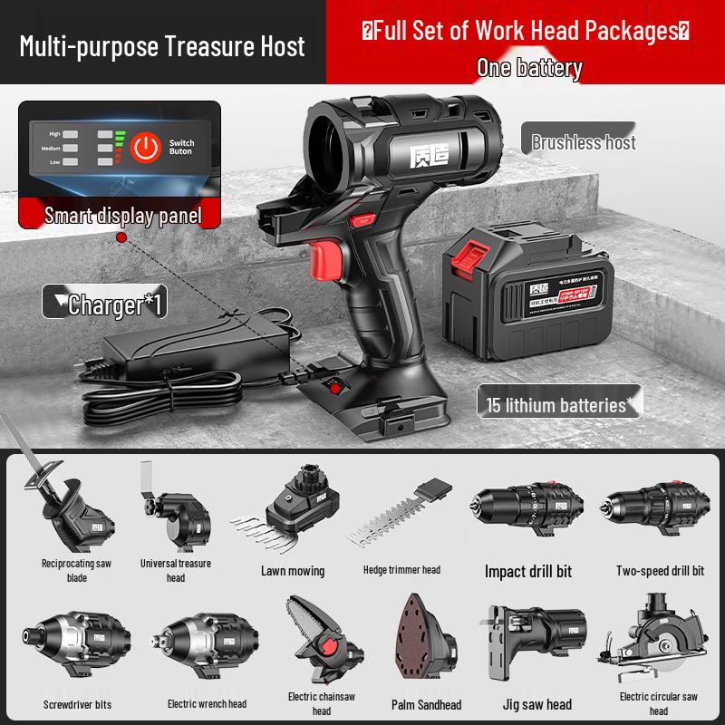 

High-Quality Multi-Purpose Brushless Electric Drill & Screwdriver Set