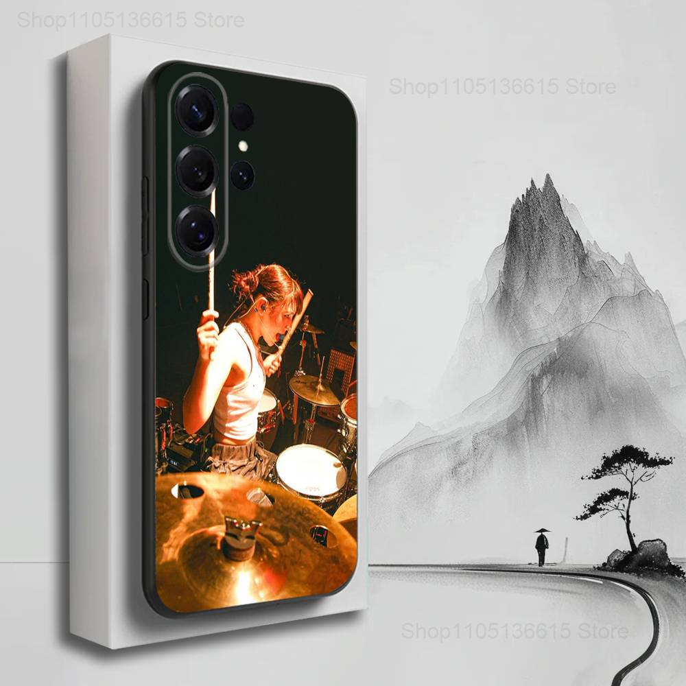 Band T-THE W-Warning Rock Case For Samsung S21,S9,S22,S25,S20,S10,Plus,Ultra,S24,S23,FE,Lite,Soft Silicone Black