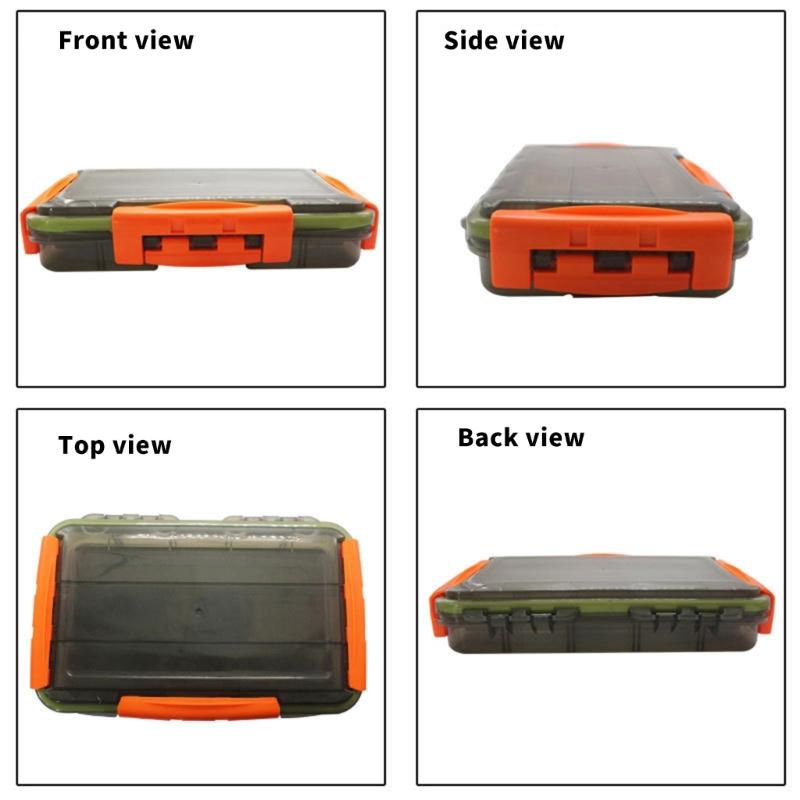 Fishing Box Waterproof Plastic Fishing Lures Box Lures Hook Minnows Baits Storage Case Multifunctional Fishing Tool