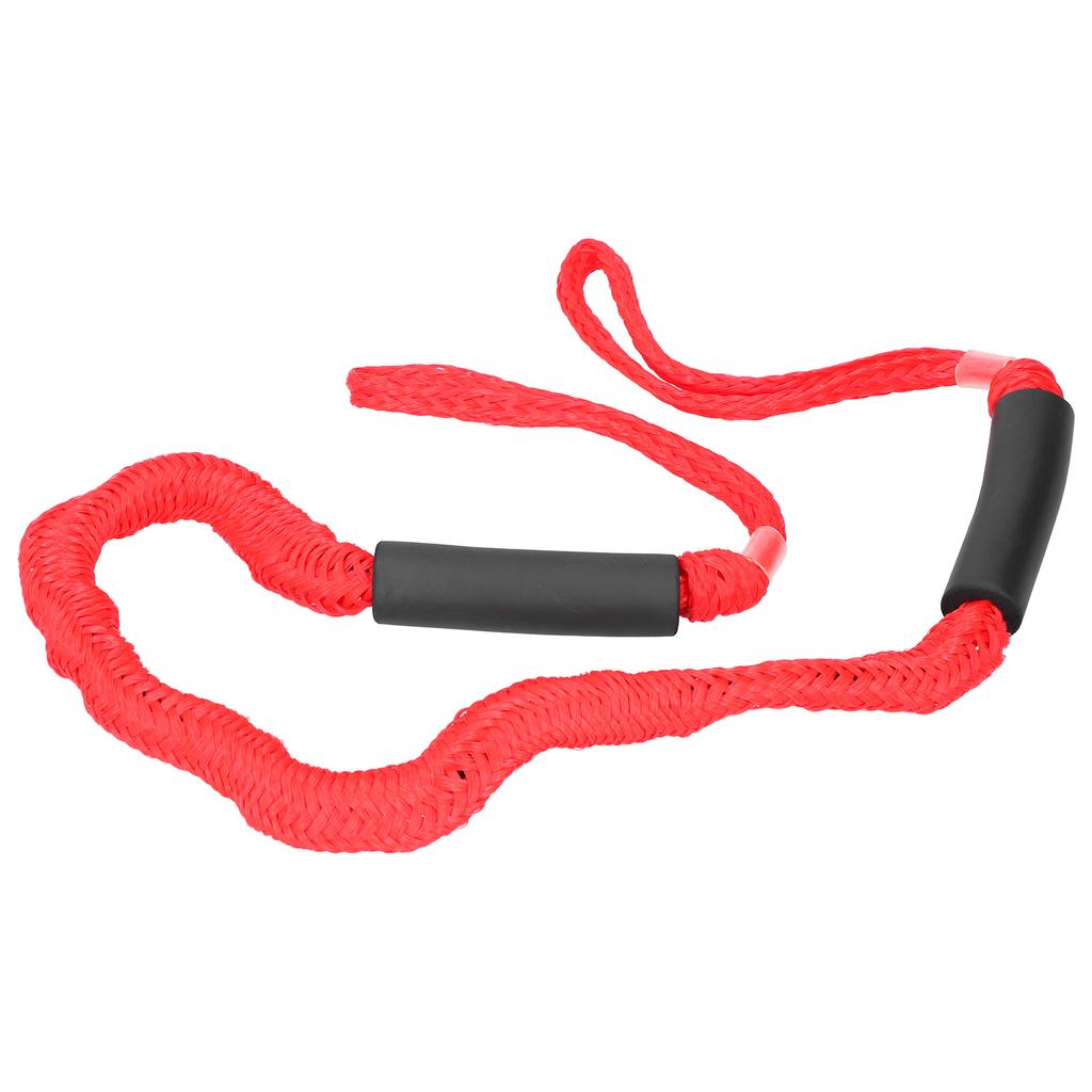 Boat Bungee Dock Lines Elastic Wharf Rope PE Stretchable Mooring Marine Boat Bungee RopeRed