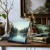Vinyl Record Display Stand Featuring Scratch Resistant Acrylic and Simple Hand Assembly Perfect for Record Collectors