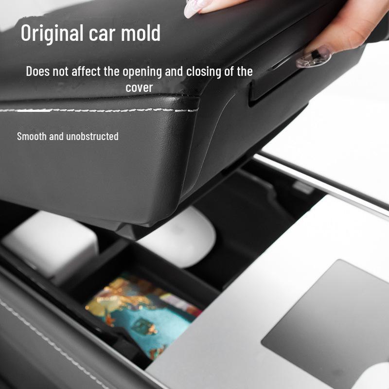 Úložný box na lakťovú opierku Tesla Model 3/Y pre príslušenstvo na úpravu stredovej konzoly