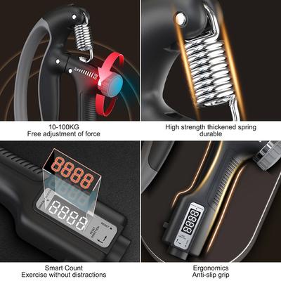 Grip Strengthener 10-100kg Adjustable Hand Grip Strengthener Exerciser Wrist