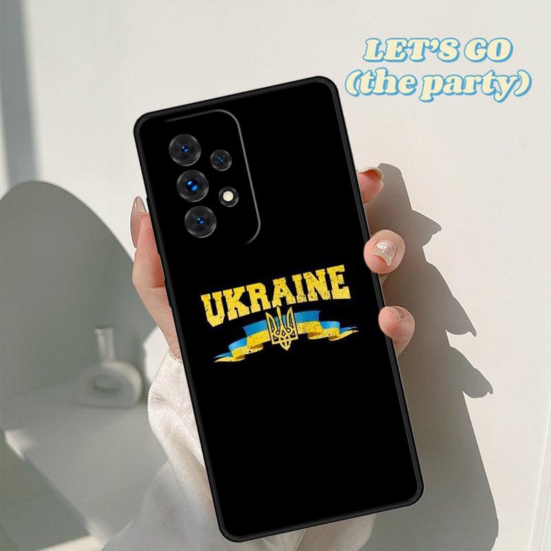 U-U-kraine Flag phone case For Samsung Galaxy A42 A31 A40 A51 A71 A32 A80 A91 A52 A72 A73 A20e A21S A50 A70 A11 A12 Cover