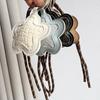 Handmade Star Keychain Charm Soft PU Leather Decorative Accessory Jewelry Gift for Students and Trendy Youth