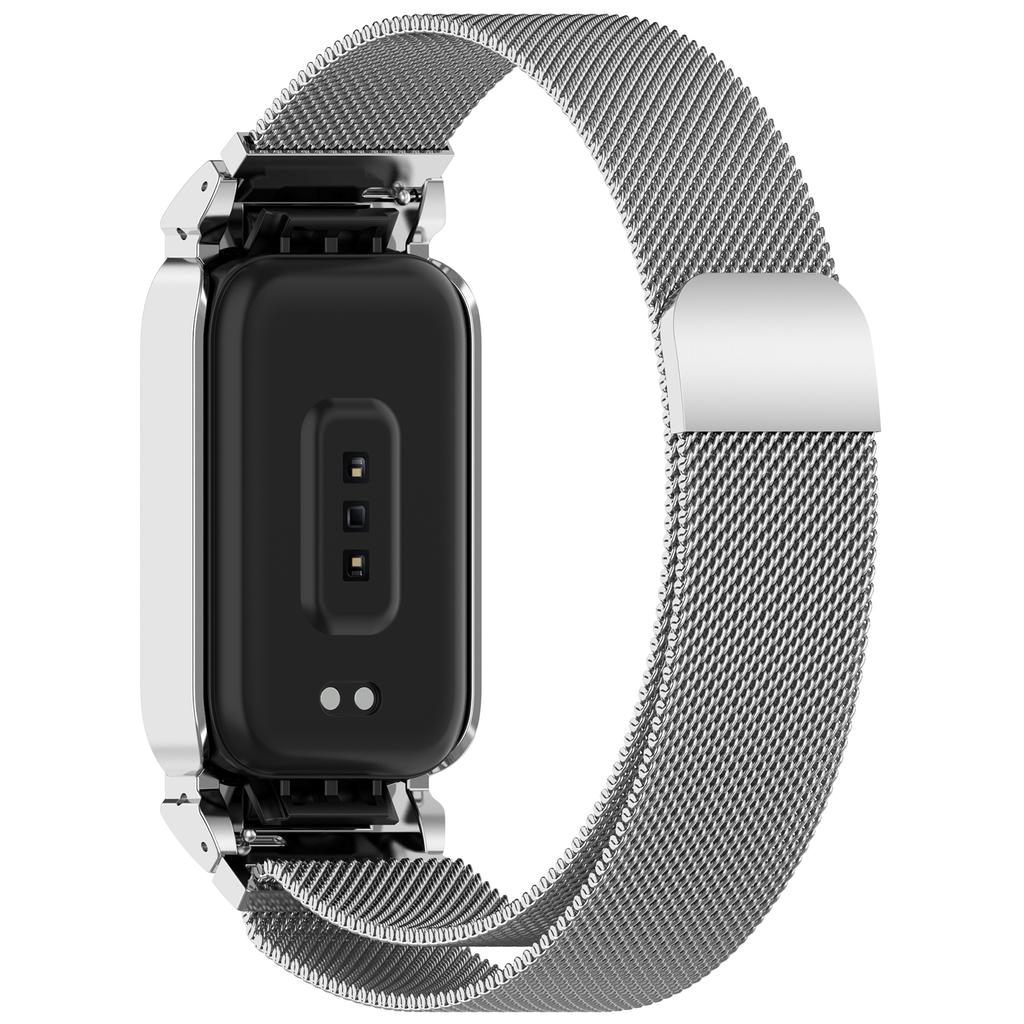 Vše v jednom Plné krytí Milánský magnetický kovový řemínek pro Xiaomi Band 11 Active Unisex 269 mm s nástroji pro bezplatnou instalaci