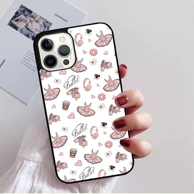 Ballet Ballerina Dance Shoes Phone Case Back Cover for iPhone 17 Air 16 15 14 13 11 12 Pro Max PlusS Shell Coque