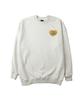 CREAM SODA LAB Human Highlight Sweatshirt Small Heart Oatmeal Yellow