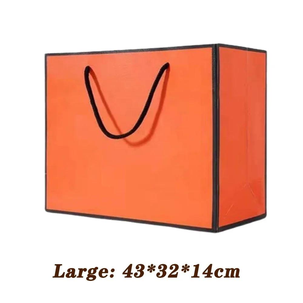 1-20ST Shopping Presentpåsar Tjock Papp Papppåsar Reklampåsar Kläder Smycken Små Papperspåsar