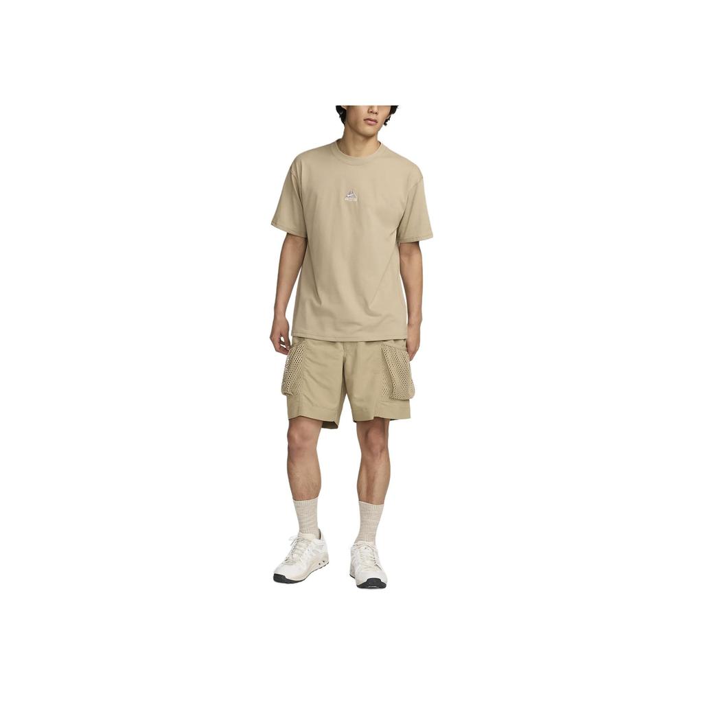 Nike ACG Snowgrass Breathable Waterproof Comfortable Cargo Shorts Men Shorts Khaki Light-Iron-Ore Summit-White DV9406-247