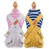 Trendy Pet Clothes Striped Dog Overalls for Small Breeds Breathable Dog Jumpsuit Spring and Autumn Outfit