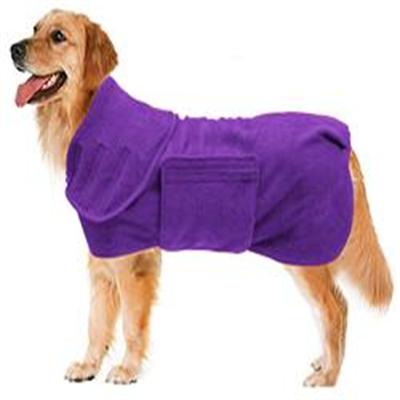Cão de secagem casaco robe toalha roupão de banho do cão absorver umidade e seco pet rapidamente filhote de cachorro toalha acessórios de banho