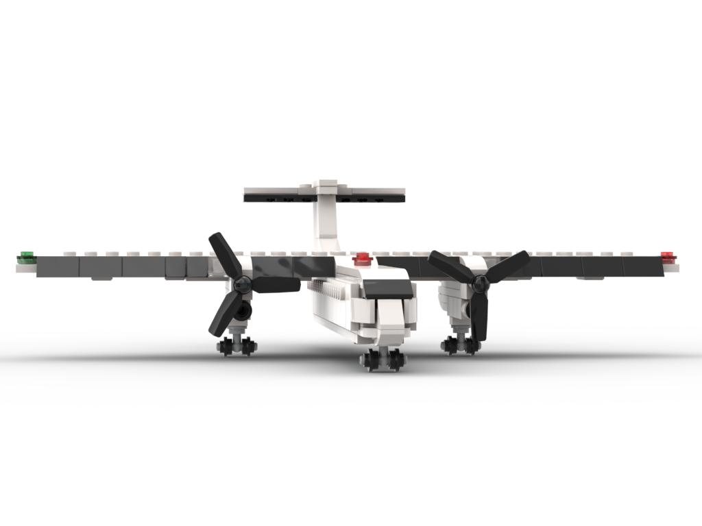 Heißer Maßstab 1:125 Zivilflugzeug Modell MOC Bausteine Kriegsausrüstung Modulare Technologie Boeing Flugzeug Puzzle für Fans Geschenke