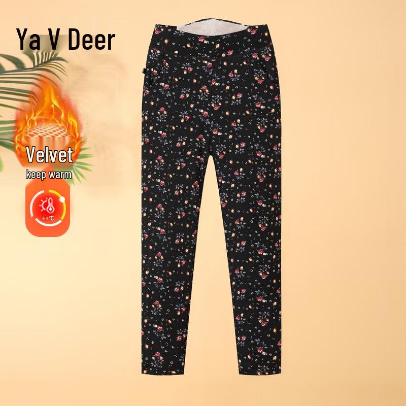 

Yalu Women s Winter High-Waist Thickened Warm Pants 3XL