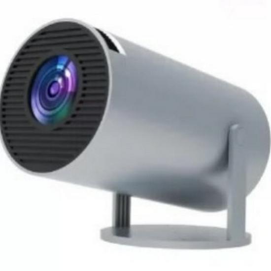 

HY300 Ultra HD Portable Home Projector with Android 12, Wireless Screen Mirroring, and WiFi Connectivity EU Plug