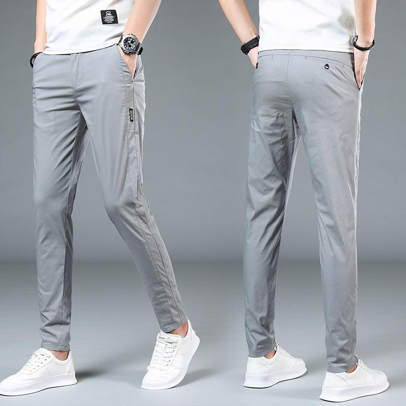 Casual Pants, Men's Cotton Pants, Seasonal Korean Classic Casual Pants, Business Casual Pants, Men's