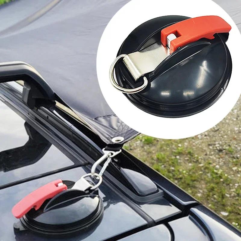 Vacuum suction cup anchor with fixing hook strap suction cup hook for car bathroom heavy duty car