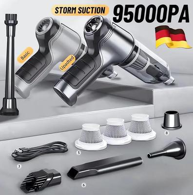 95000PA Car Vacuum Cleaner Auto Cordless Cleaner Robot Wireless Cleaning Machine Automotive Home Appliance Tools Strong Suction Cleaners