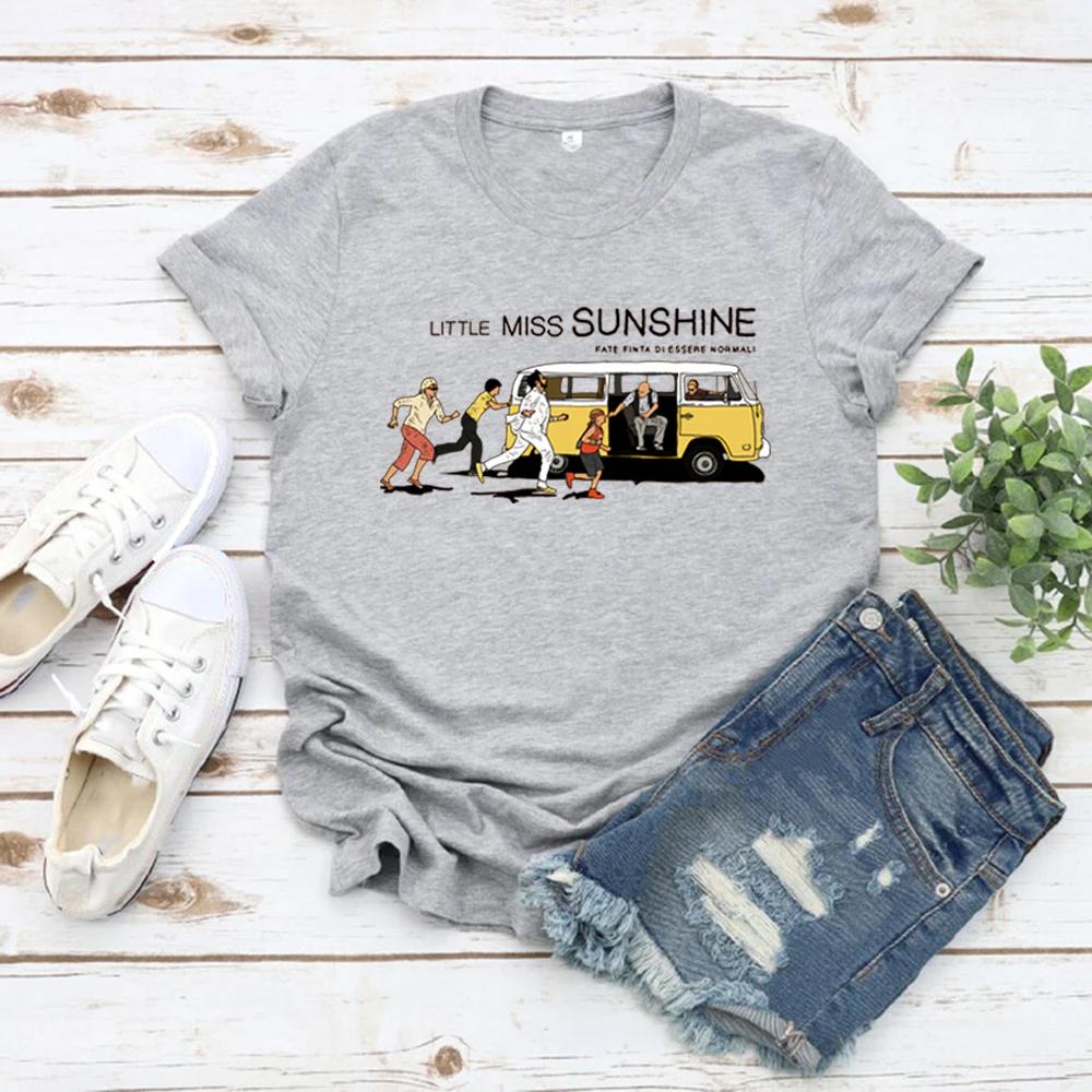 Tričko Little Miss Sunshine Komediálny filmový merch Klasické dámske tričko Roztomilé tričká s krátkym rukávom a grafikou Streetwear Dámsky top Tričko