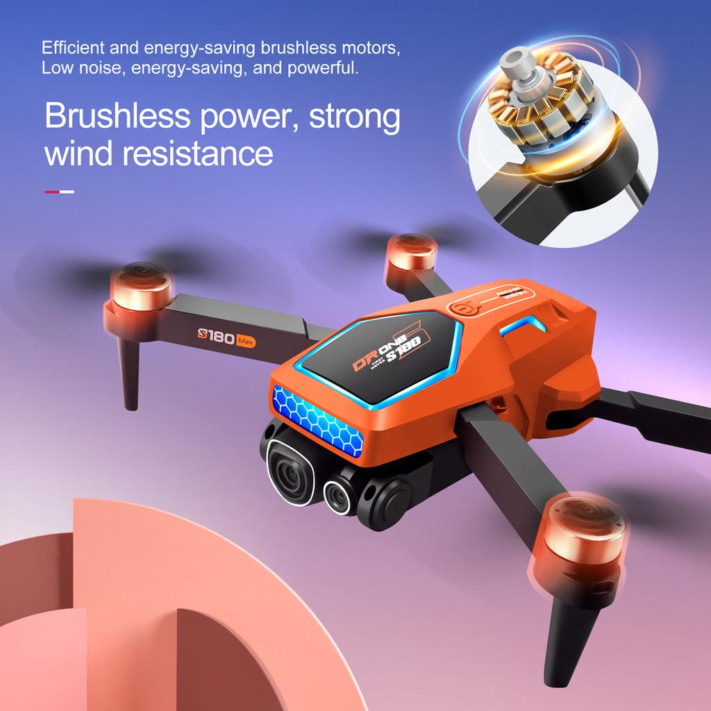 Remote Control Quadcopter for Kids with Camera 8K 3 Camera Brushless Motor Obstacle Avoidance