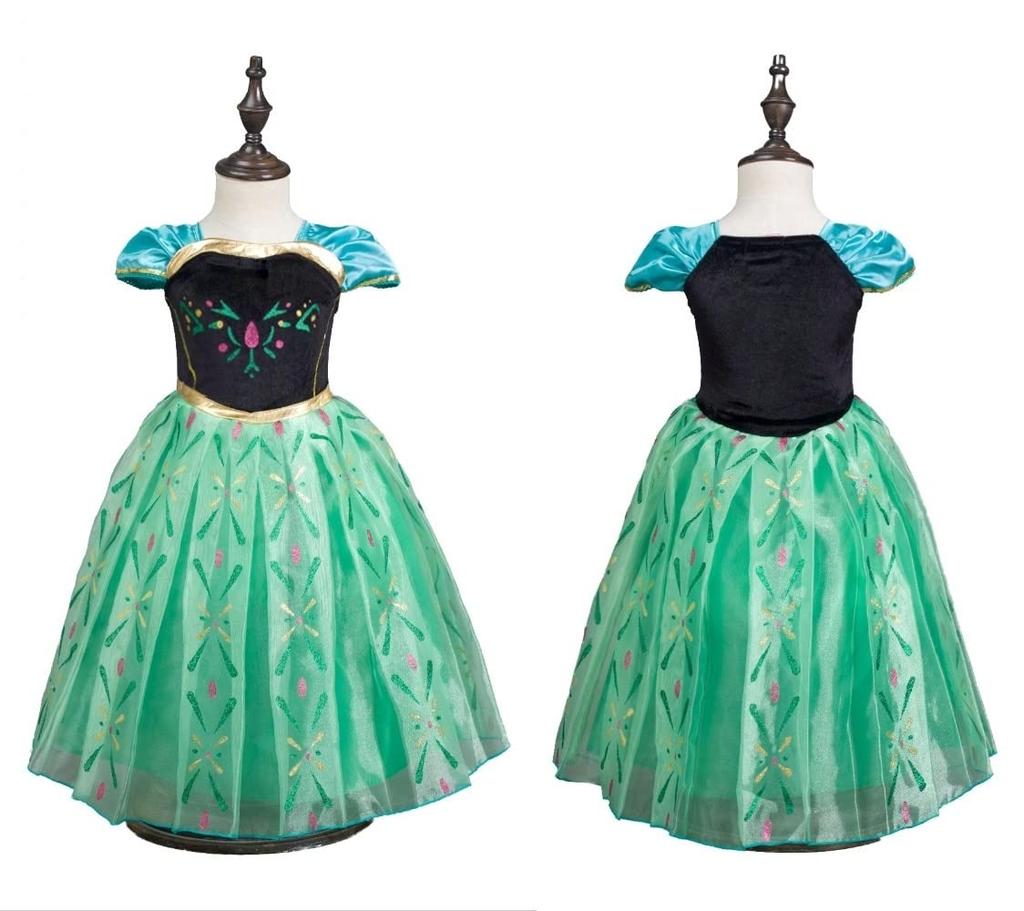 Princess Dress for Cosplay Cute Heart Tiara and Bracelet for Halloween 120cm NT372A [CREDIBLE] Kids, Costume, 3-Piece Set, Recitals, Birthdays,