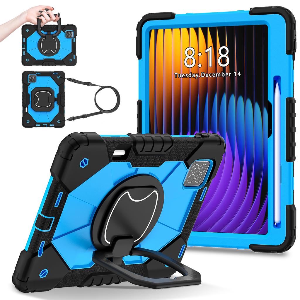 For Xiaomi Pad 7 Pro/Pad 7 Case Silicone+PC Kickstand Tablet Cover