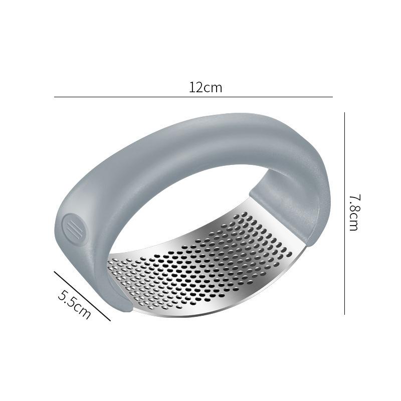Stainless Steel Garlic Press Squeezer Manual Garlic Ginger Rocker Crusher Garlic Cutting Mince Tools Kitchen Gadgets