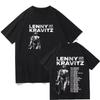 Lenny Kravitz Live2026 Graphic T Shirt Men High Quality Cotton T Shirt Fashion Men Short Sleeve Top Punk Music Style  Streetwear